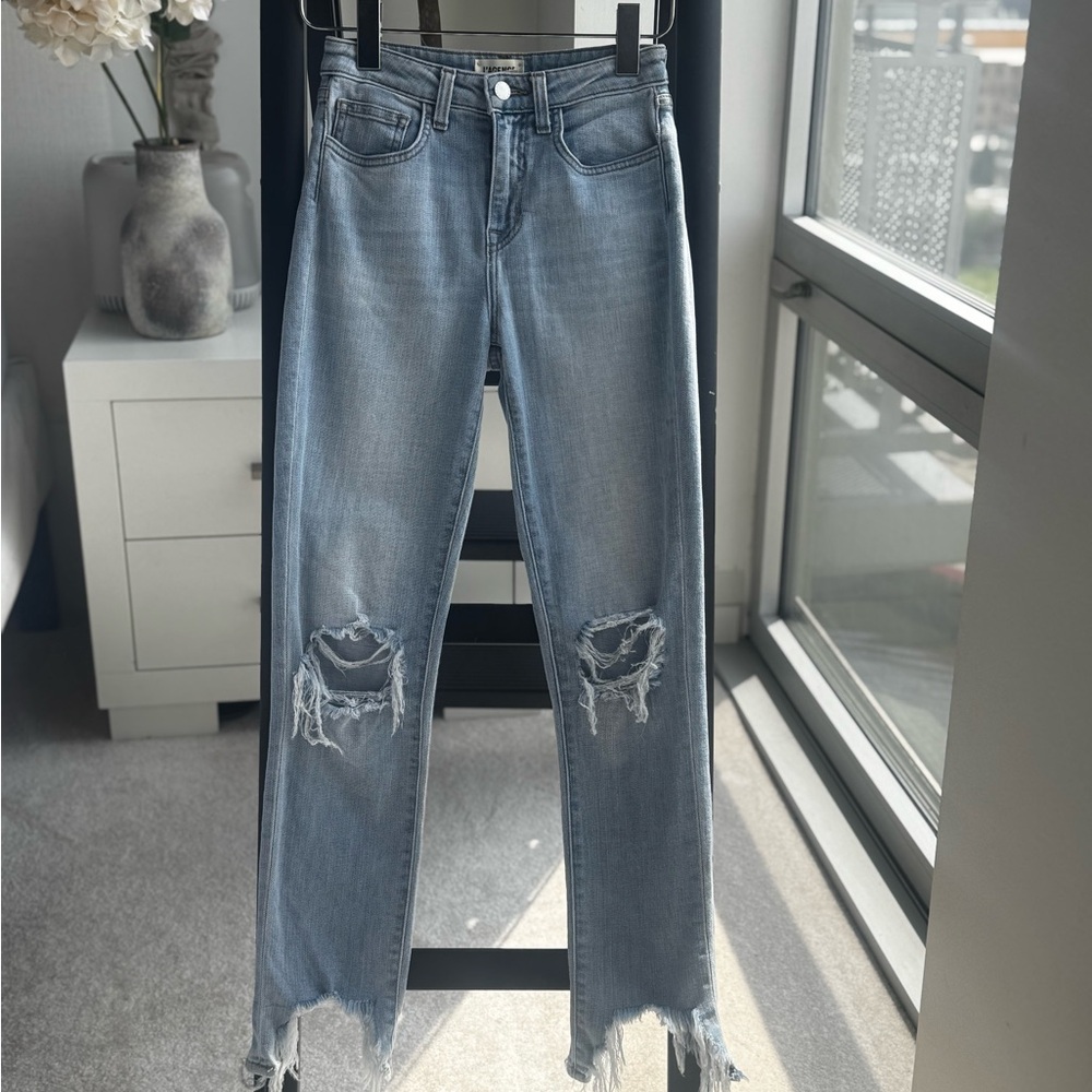 LAGENCE
High Line Distressed Skinny Jean In Lombards Destruct - Picture 4 of 15